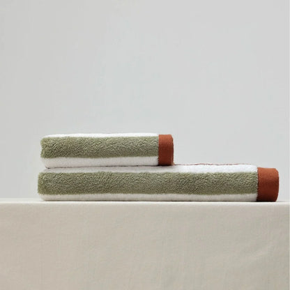 Plush Striped Cotton Towels