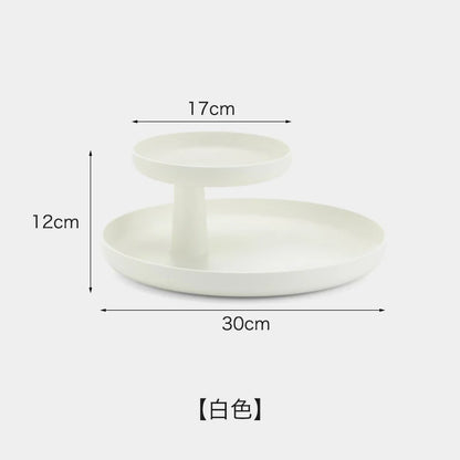 Matte Two-Tier ABS Organizer Tray