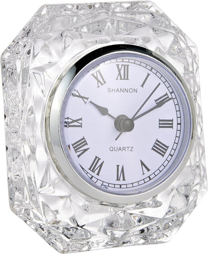 Godinger Emerald Clock - Crystal Clocks Desk & Shelf Clocks Home & Kitchen Home Décor Products