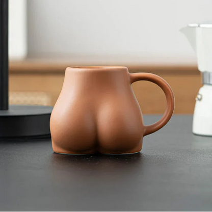 Matte Sculptural Body Ceramic Mug