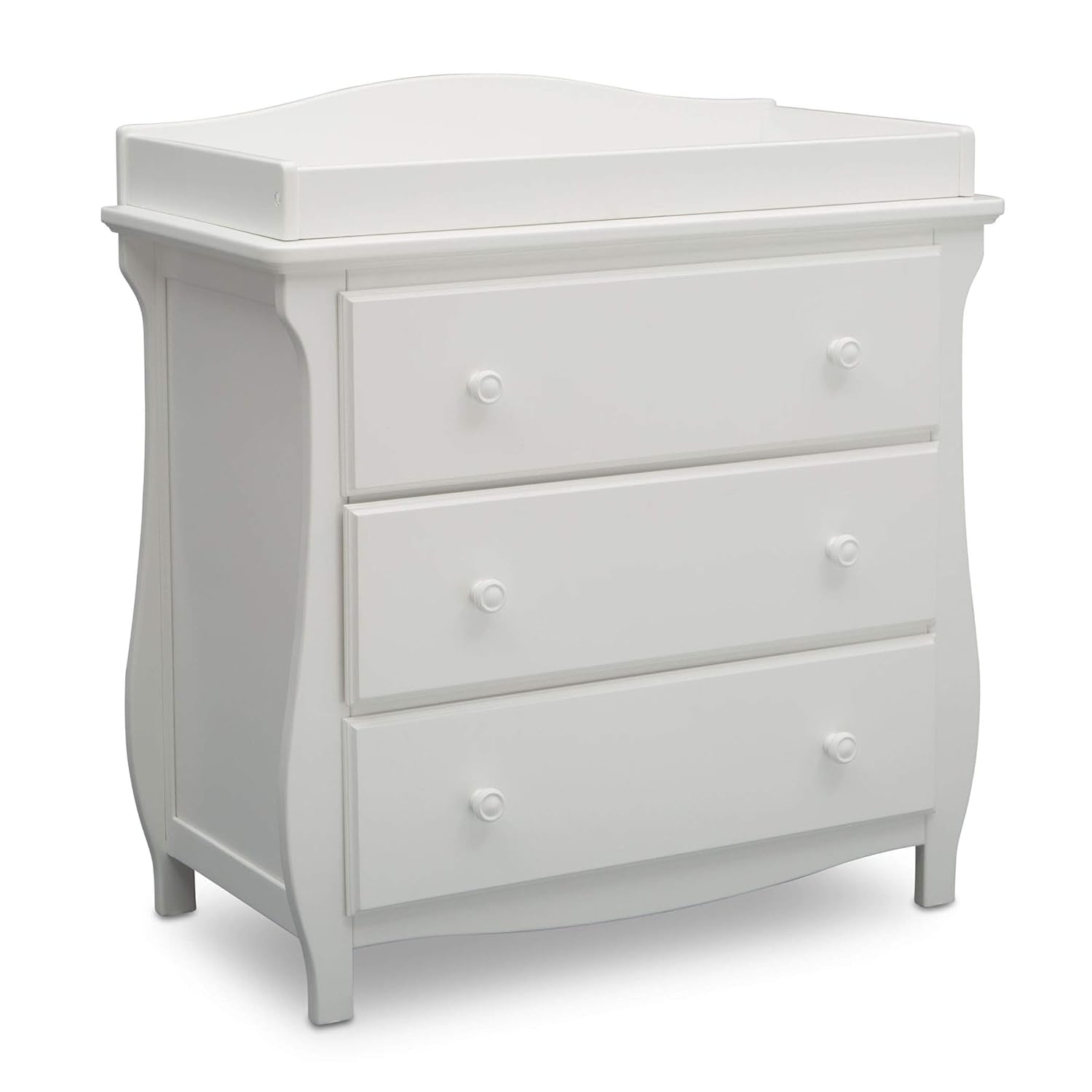 Lancaster 3 Drawer Dresser with Changing Top, Greenguard Gold Certified, Bianca White Baby Products Changing & Dressing Chests & Dressers Furniture Nursery