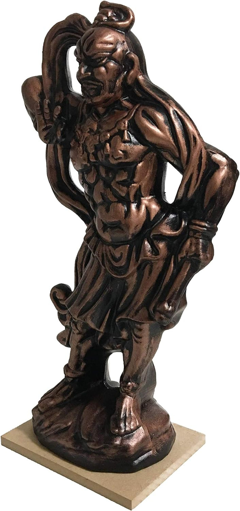 09-152 Japanese Pottery Buddha Statue of KONGOURIKISHI. Mini-Sized Ornament Pottery! Made in Japan. Brings Good Luck to Your Room! Decoration, Meditation and Yoga Item. Home & Kitchen Home Décor Accents Home Décor Products Sculptures Statues