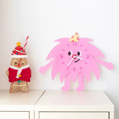 Whimsical Party Monster Acrylic Clock