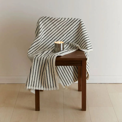 Plush Striped Cotton Towel Set