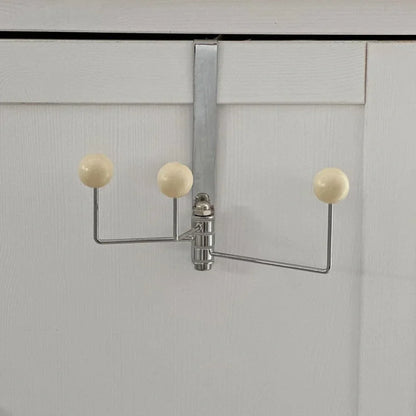 Smooth Ball Tip Metal Over-the-Door Hook