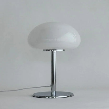 Glossy Dome Metal Mushroom Accent Lamp