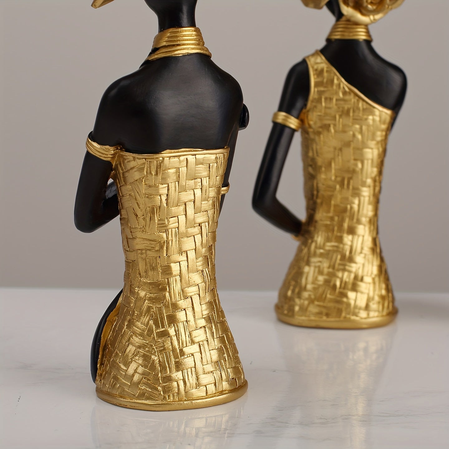 Golden Muse Expression Sculpture