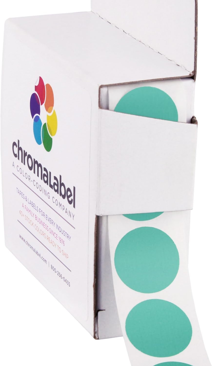 Chromalabel 0.75 Inch round Label Permanent Color Code Dot Stickers, 1000 Labels per Dispenser Box, Dark Blue Color-Coding Labels Indexes & Stamps Labels Labels & Stickers Office & School Supplies Office Products