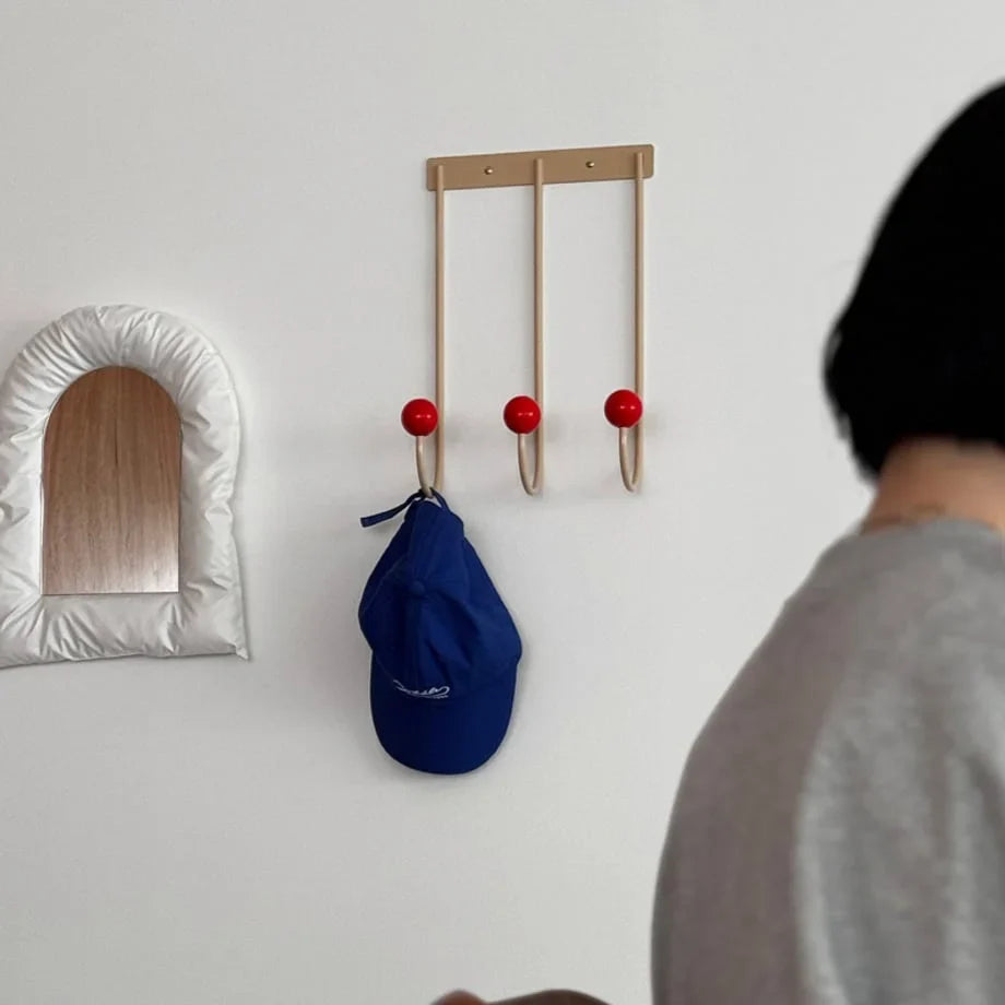 Smooth Color Block Metal Wall Hooks