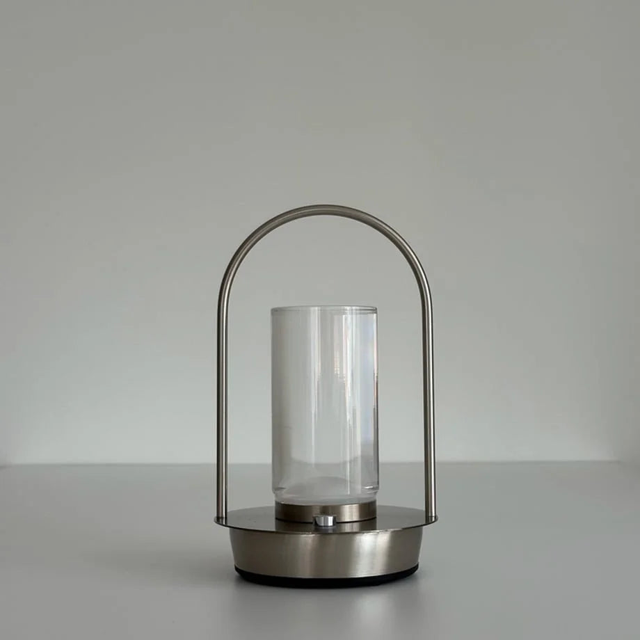 Minimalist Arch Metal Portable Table Lamp