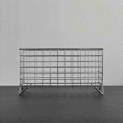 Wireframe Grid Metal Desktop Organizer