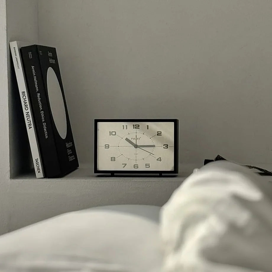 Matte Retro Analog ABS Table Clock