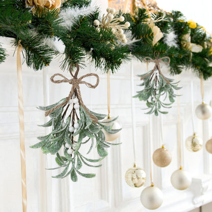 Artificial Christmas Mistletoe Decor