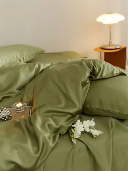 Silky Smooth Solid Color Tencel Bedding Set