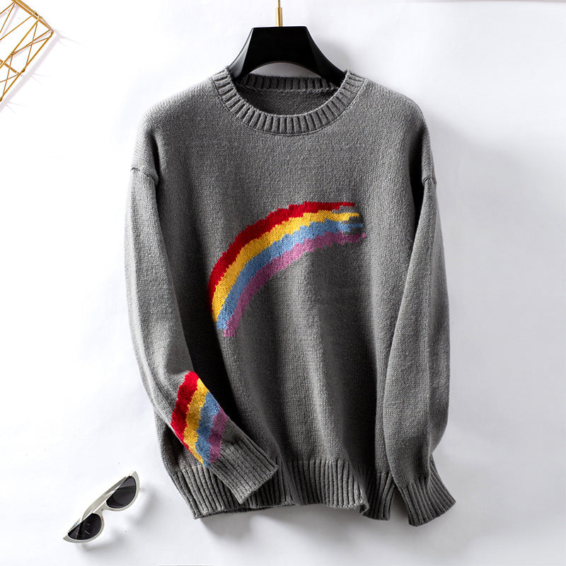 Sopra il maglione arcobaleno