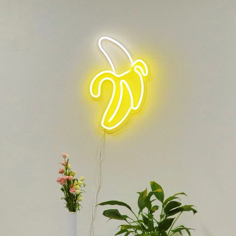 Banana Wall Neon Sign AESTHETIC_eGirl AESTHETIC_Soft Girl SUB CATEGORY_Neon Signs