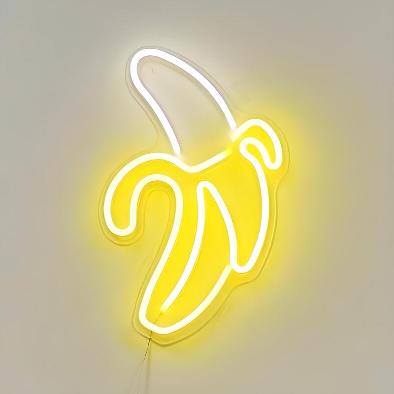 Banana Wall Neon Sign AESTHETIC_eGirl AESTHETIC_Soft Girl SUB CATEGORY_Neon Signs