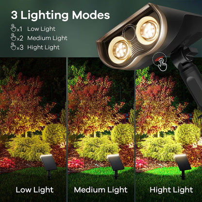 2 in 1 Solar Spotlight(2 Packs)