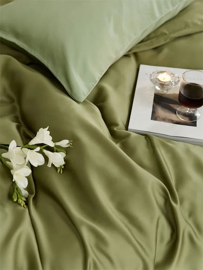 Silky Smooth Solid Color Tencel Bedding Set