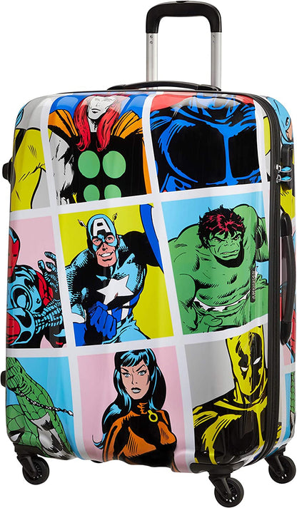 AMERICAN TOURISTER Luggage Suitcase, Multicolored (Marvel Pop Art), L (75 Cm-88 L) Clothing Luggage Luggage & Bags Luggage & Travel Gear Shoes & Jewelry Suitcases