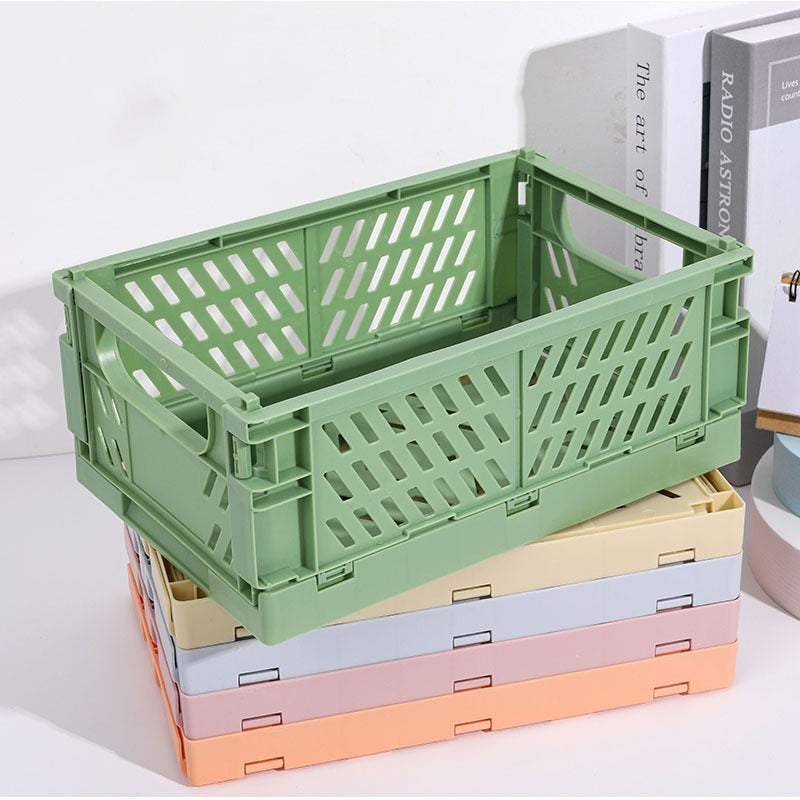 Pastel Folding Crate AESTHETIC_Danish Pastel AESTHETIC_Soft Girl SUB CATEGORY_Desk Accessories