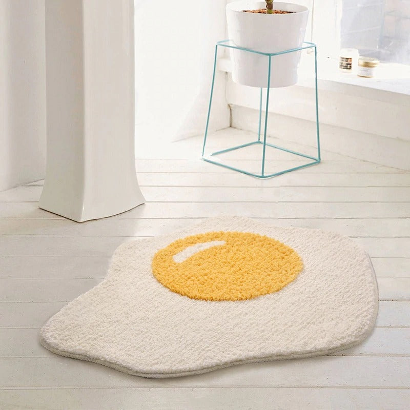 Fried Egg Accent Rug AESTHETIC_Soft Girl SUB CATEGORY_Rugs