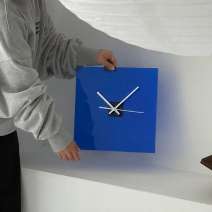 Sleek Solid Color Acrylic Table Clock