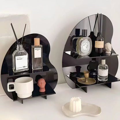 Irregular Wavy Acrylic Desktop Organizer & Display Shelf