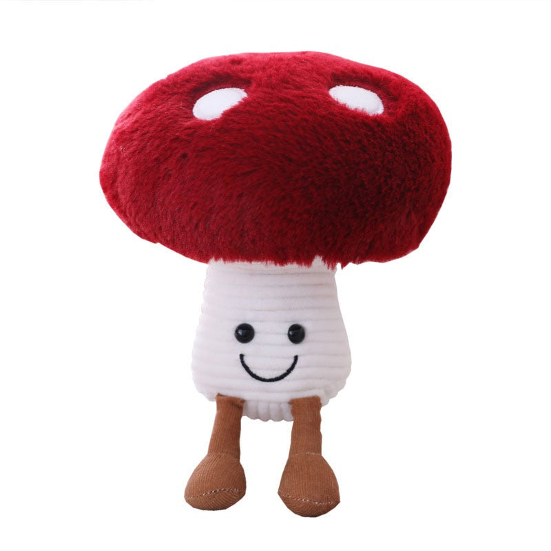 Red Mushroom Pillow Toy AESTHETIC_Mushroom SUB CATEGORY_Decorative Pillows