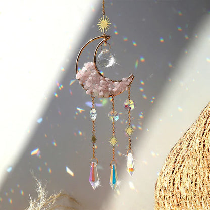 Amethyst Moon Suncatcher AESTHETIC_Fairycore AESTHETIC_Witchcore light catcher lightcatcher SUB CATEGORY_Suncatchers sun catcher