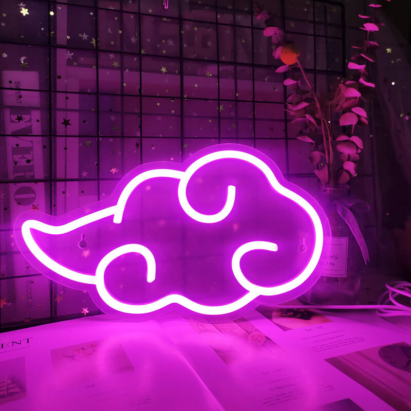 Anime Cloud Neon Sign