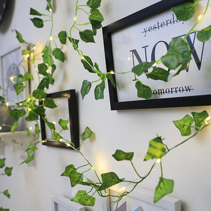 Single Vine String Light Set AESTHETIC_Indie artificial vines ivy leaf leaves SUB CATEGORY_String Lights SUB CATEGORY_Wall Decor viral vines wall vine