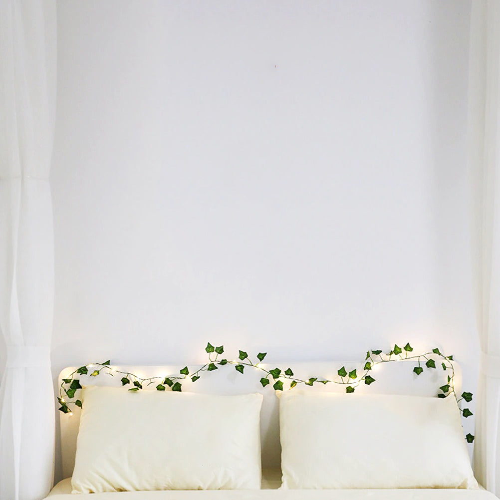 Single Vine String Light Set AESTHETIC_Indie artificial vines ivy leaf leaves SUB CATEGORY_String Lights SUB CATEGORY_Wall Decor viral vines wall vine