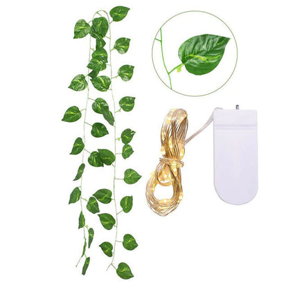 Single Vine String Light Set AESTHETIC_Indie artificial vines ivy leaf leaves SUB CATEGORY_String Lights SUB CATEGORY_Wall Decor viral vines wall vine