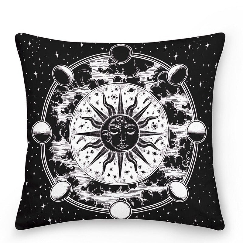 Astro Sun & Moon Cushion Covers astrological astrology pillow cover pillowcase SUB CATEGORY_Cushion Covers sun moon