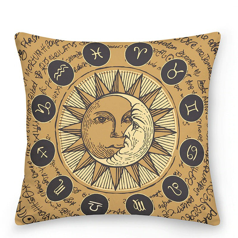 Astro Sun & Moon Cushion Covers astrological astrology pillow cover pillowcase SUB CATEGORY_Cushion Covers sun moon