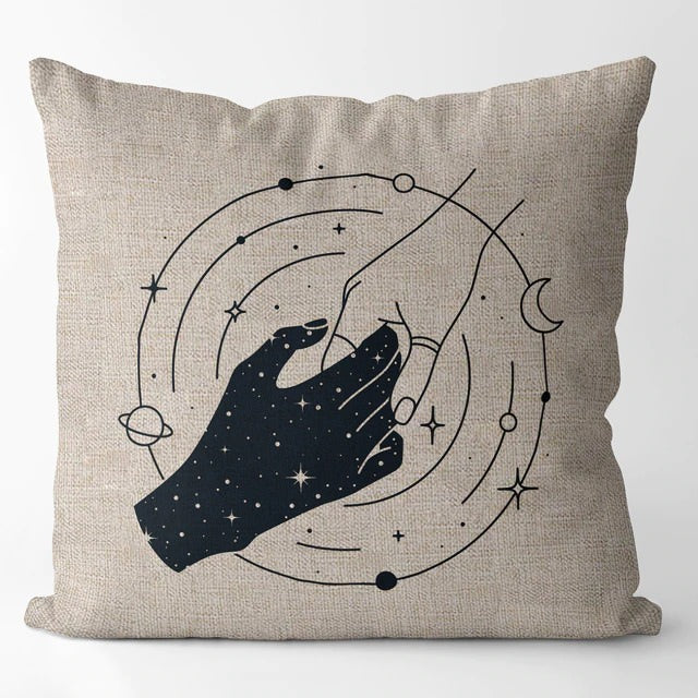 Magic Hands Cushion Covers astrological astrology boho SUB CATEGORY_Cushion Covers