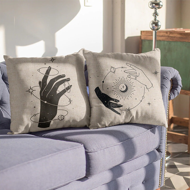 Magic Hands Cushion Covers astrological astrology boho SUB CATEGORY_Cushion Covers