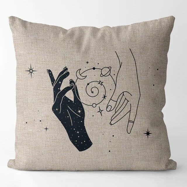 Magic Hands Cushion Covers astrological astrology boho SUB CATEGORY_Cushion Covers