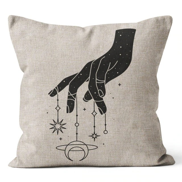 Magic Hands Cushion Covers astrological astrology boho SUB CATEGORY_Cushion Covers