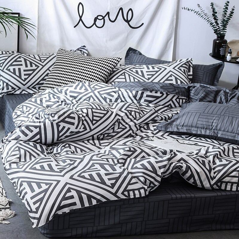 Aztec Geometric Bedding Set AESTHETIC_Witchcore bed sheet bedsheets SUB CATEGORY_Bedding Sets