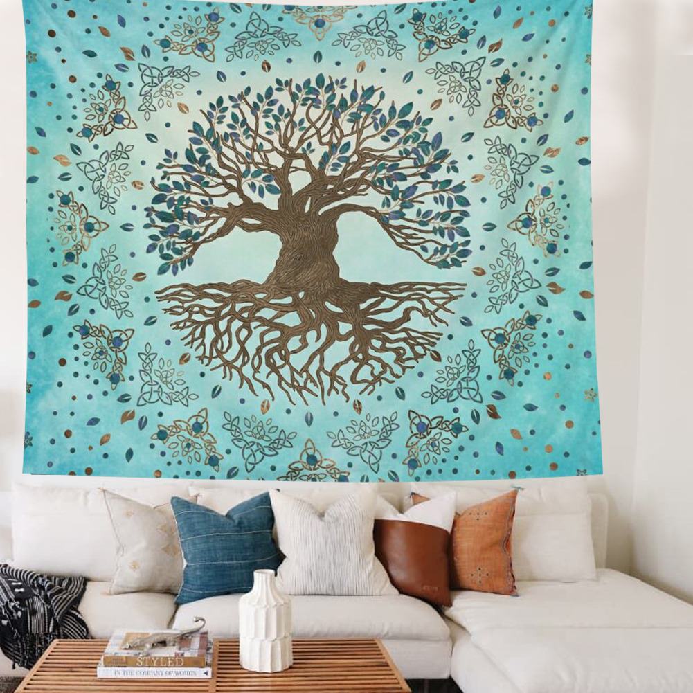 Tree of Life d'Azur Tapestry life tree