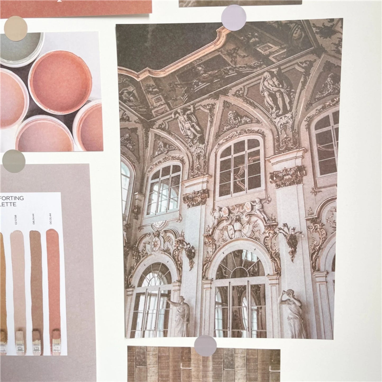 Vintage Academia Kraft Paper Wall Collage Kit