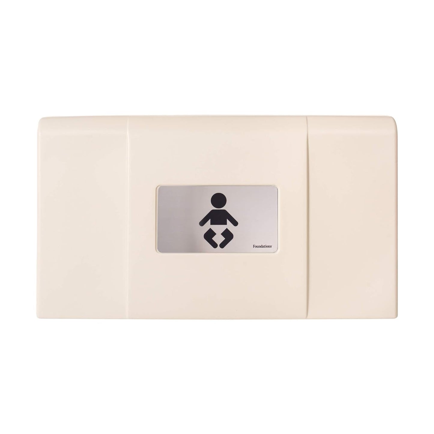 Foundations Ultra 200-EH Horizontal Wall-Mounted Baby Changing Station for Commercial Restrooms, High Density Polyethylene, Includes Safety Straps, Meets All Safety Standards, Made in the USA (Gray) Baby Products Changing & Dressing Changing Tables Furniture Nursery