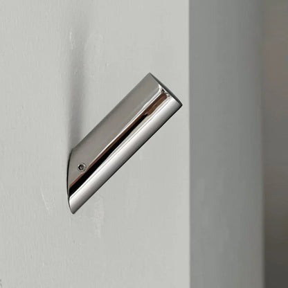 Polished Cylindrical Metal Wall Hook