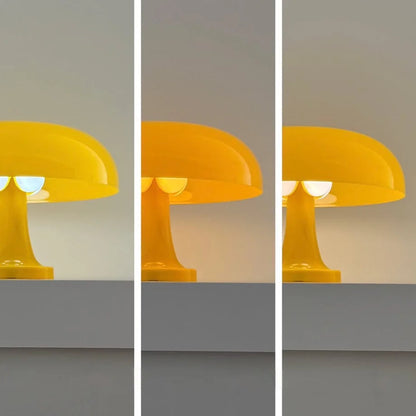 Retro Glossy Mushroom Accent Lamp