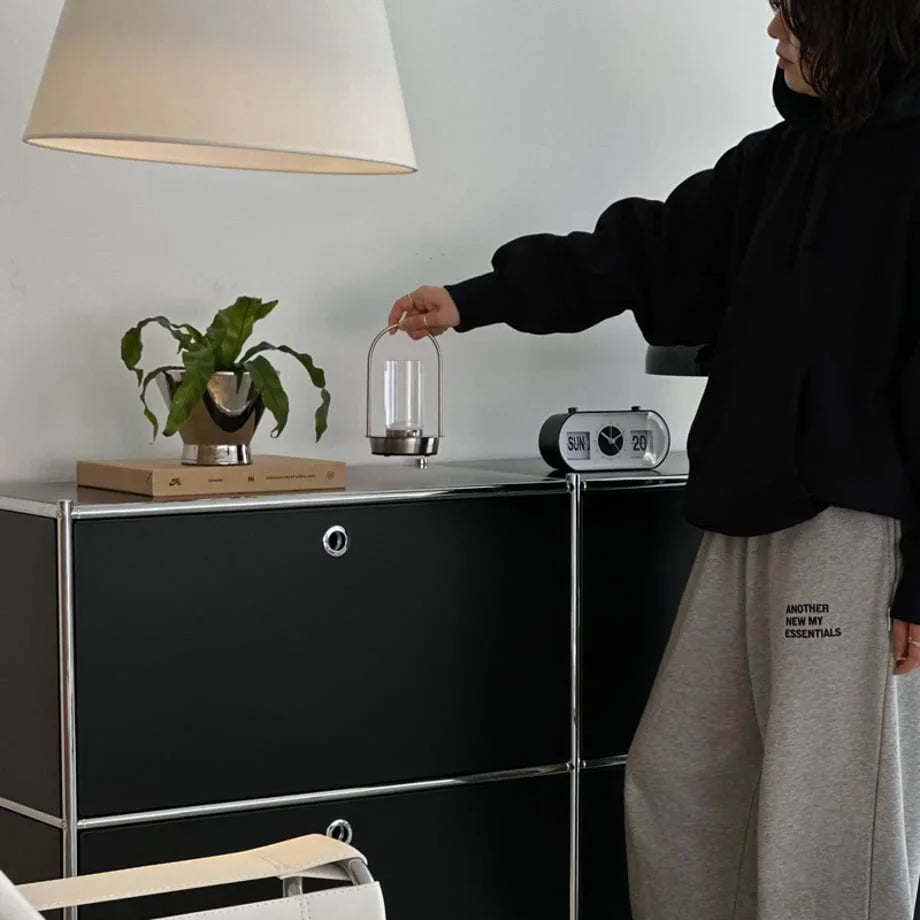 Minimalist Arch Metal Portable Table Lamp