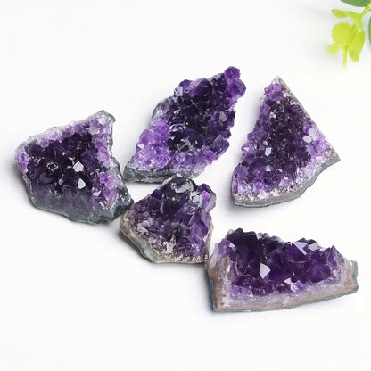 Rohe Amethyst-Clustersteine