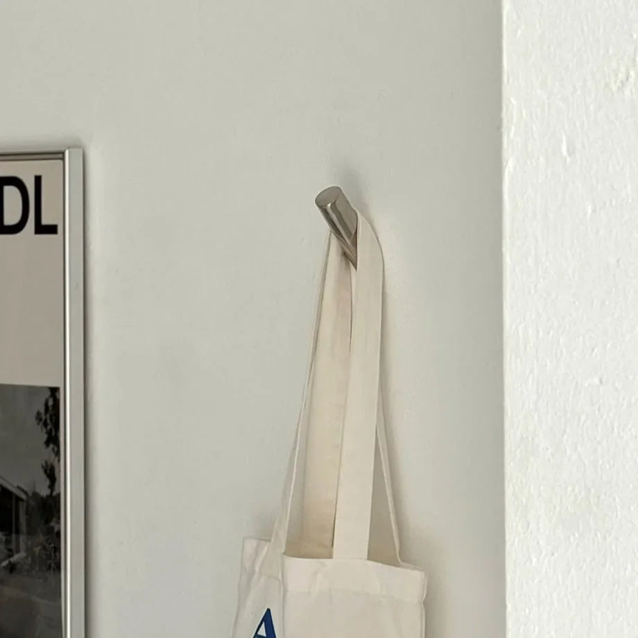 Polished Cylindrical Metal Wall Hook