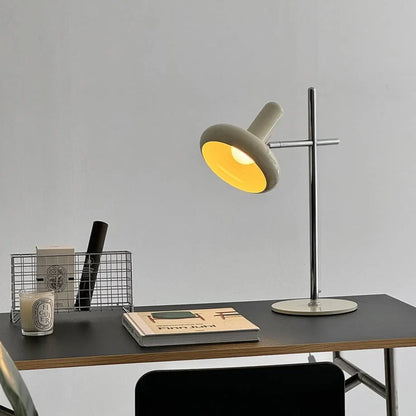 Smooth Sculptural Metal Accent Lamp